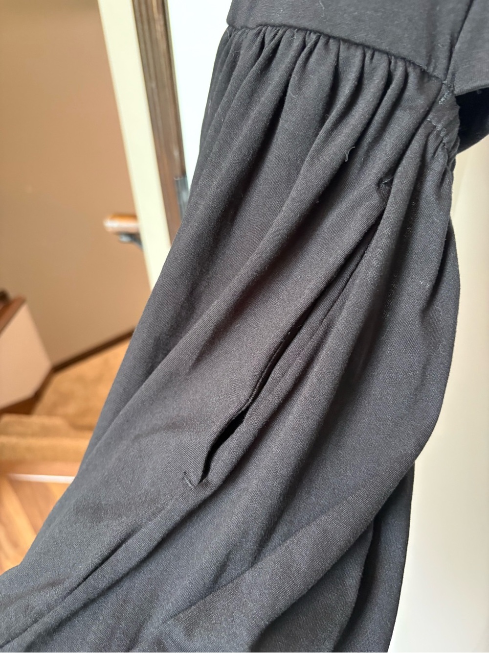 Halara Twisted Backless Split Flowy Maxi Resort Dress with Pockets sz Large - Picture 8 of 14